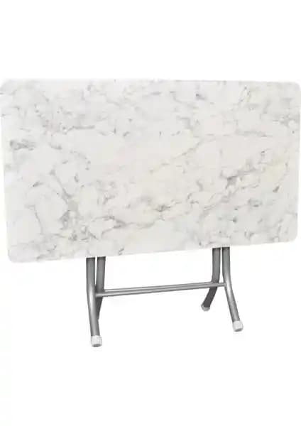 AldaGelsin Mermer Desenli Katlanabilir Masa: Şık ve Pratik Çözüm for Küçük Alanlar ve Modern Dekorasyon