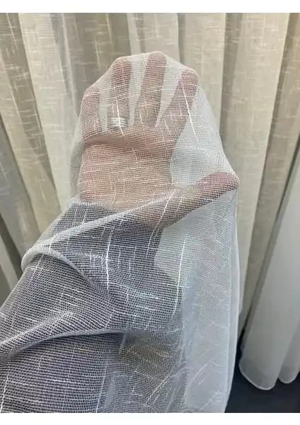 Aleyna Home Taç Naturel Keten Tül Perde: Şıklık ve Fonksiyonellik Sunan Modern Tasarım