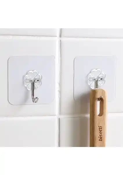 Alife Kendinden Yapışkanlı Şeffaf Askı ile Modern ve Çok Amaçlı Ev Düzeni Çözümü