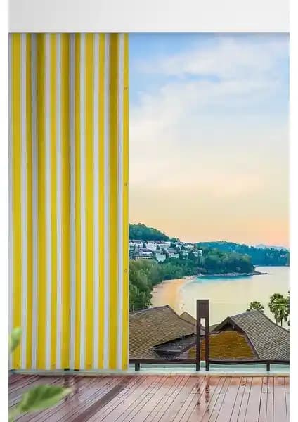 Altın Pamuk Balkon Perdesi: Estetik ve Dayanıklı Renkli Perde Seçenekleri