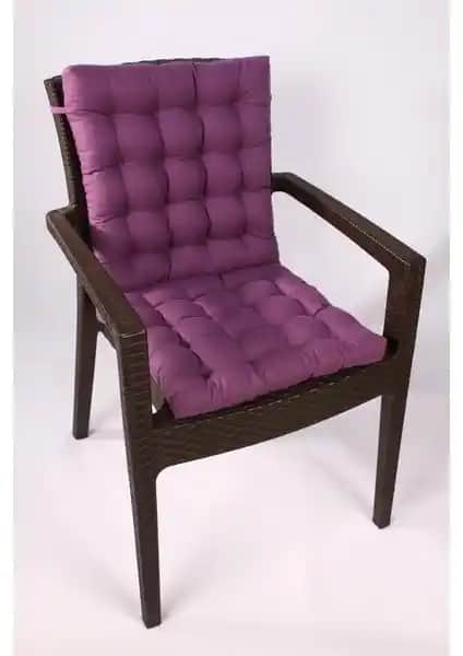 Altın Pamuk Lux Pofidik Rattan Lotus Sandalye Minderi Şık ve Konforlu Oturma Aksesuarı 75-90 Karakter