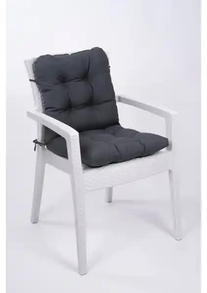 Altınpamuk Neva Lacivert Pofidik Arkalıklı Sandalye Minderi: Şıklık ve Konforun Birleşimi