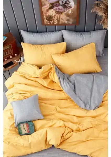 Always Pamuklu Çift Taraflı Çift Kişilik Nevresim Takımı ile Şık ve Konforlu Yatak Odaları