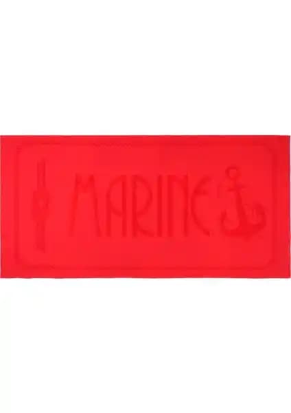 Anemoss Çapa Plaj Havlusu Kırmızı – Yüksek Emicilik ve Şıklık Sunan Marin Tasarım