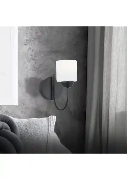 Apliqa Esila Siyah Boyalı Modern Duvar Lambası Şık ve Fonksiyonel Tasarım