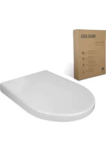 Aqua Bagno Zero Yavaş Kapanan Klozet Kapağı: Güvenli ve Dayanıklı Banyo Aksesuarı