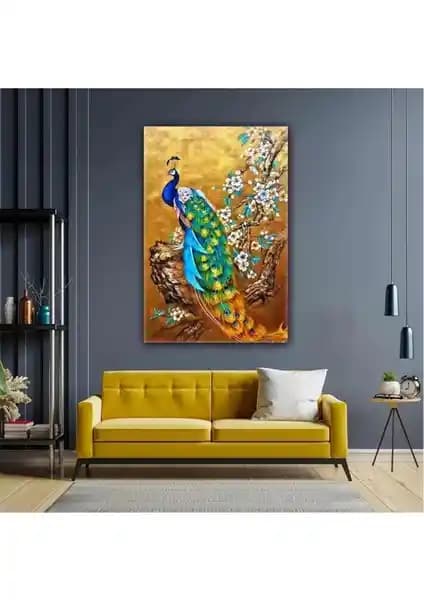 AR AJANS Kanvas Tablo Modern ve Estetik Dekoratif Duvar Sanatı 75x70 cm