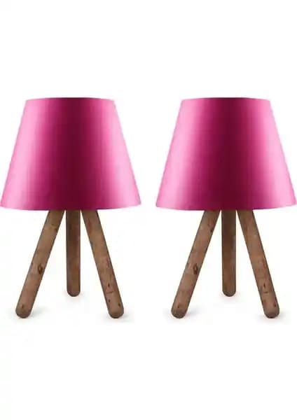 Art&Gift North Home Ahşap Ayaklı Abajur: Modern ve Şık İç Mekan Aydınlatma Çözümü