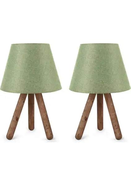 Art&Gift North Home Ahşap Ayaklı Abajur: Şık ve Fonksiyonel İç Mekan Aydınlatma Çözümü