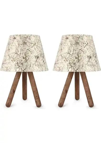 Art&Gift North Home Ahşap Ayaklı Abajur: Şık ve Fonksiyonel İç Mekan Aydınlatma Seçeneği