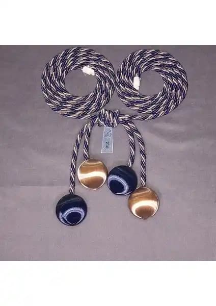 ArtAmor 4 Toplu İpek Ip Sarım Fon Tül Kruvaze Perde Aksesuarı Dekorasyon Çözümü