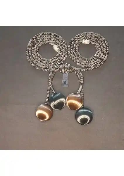 ArtAmor 4 Toplu İpek İp Sarım Fon Tül Kruvaze Perde Tavan Bağlama Aksesuarı