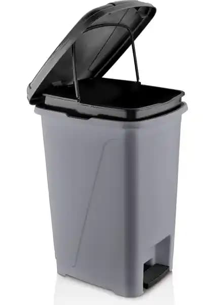 Aslife İç Kovalı Pedallı 40 Lt Çöp Kovası Dayanıklı ve Şık Tasarım