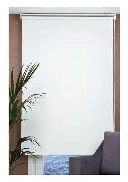 Asy Home Beyaz Mat Kalın Stor Perde: Modern ve Dayanıklı İç Mekan Dekorasyonu