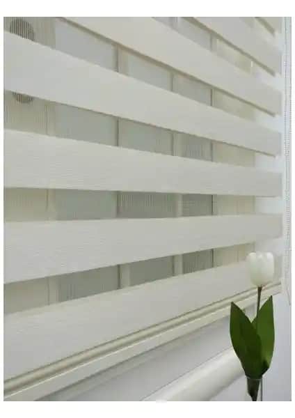 Asy Home Ekru Bambu Zebra Perde: Modern ve Dayanıklı Tasarım Çözümü