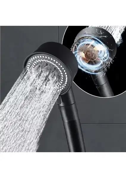 Atlas Atlasteknik Siyah Turbo 5 Fonksiyonlu Pervaneli Duş Başlığı Özellikleri ve Kullanıcı Yorumları