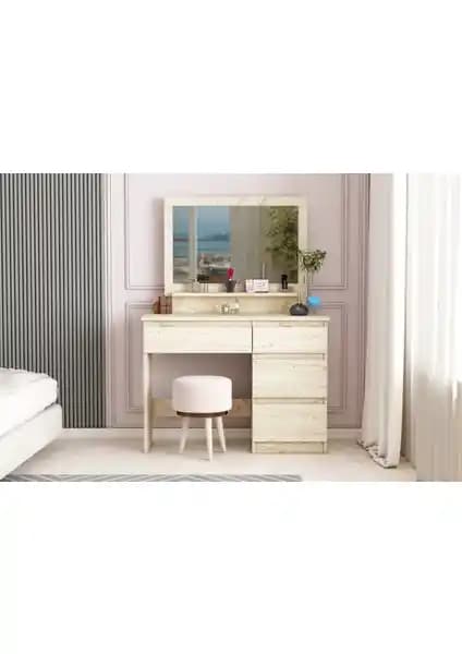 Aymobsan Duru Makyaj Masası: Modern ve Dayanıklı Tasarımıyla Yatak Odası Dekorasyonuna Uyum Sağlar
