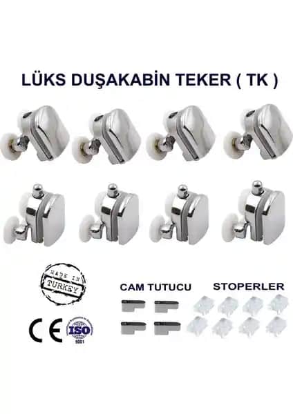 Ayrıntıshop Duşakabin Tekerleği Lüks Takım Seti Modern ve Dayanıklı Tasarım Özellikleri