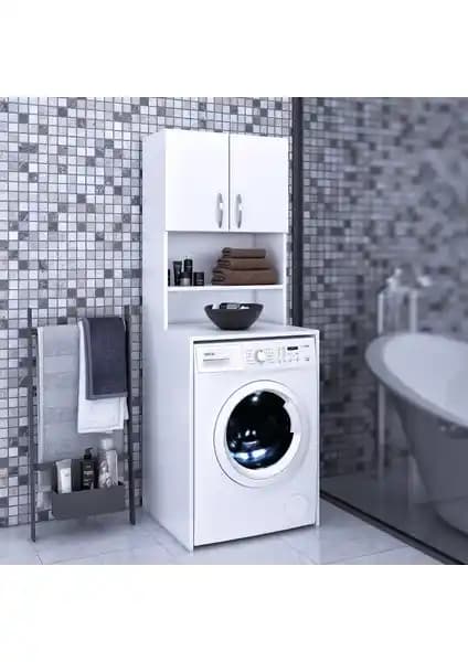 Aysima Banyo Dolabı: Fonksiyonellik ve Estetiği Bir Arada Sunan Çamaşır Makinesi Dolabı