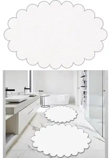 Balat Halı 2'li Beyaz Banyo Paspası Seti: Estetik ve Fonksiyonellik Bir Arada