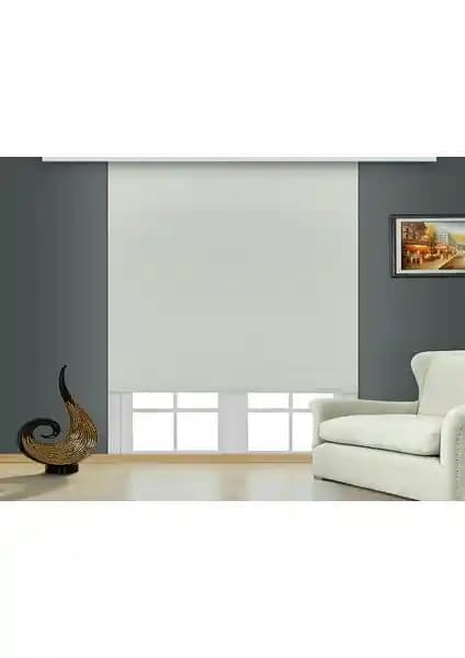 BBB Blackout Karartma Stor Perde Ekru 200x120 cm Güneş Işığı Engelleyici Modern Tasarım