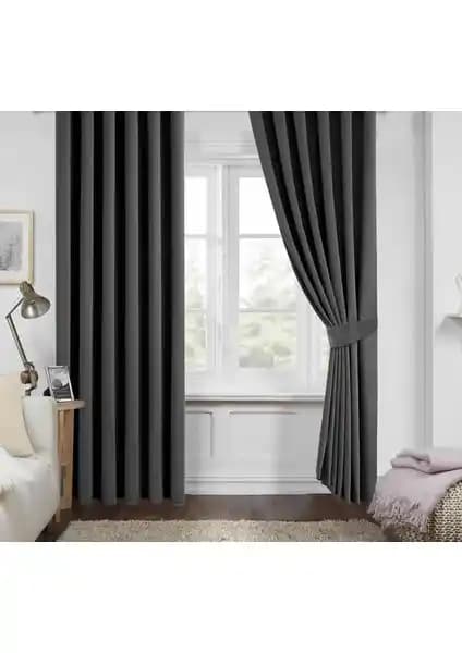 Belle Cose Blackout Karartma Düz Gri Perde: Şık ve Fonksiyonel Tasarım Çözümü