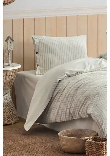 Berolige Easy Refine Yeşil Çift Kişilik Nevresim Takımı Modern ve Dayanıklı Tasarım