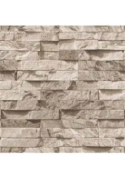 BienHome Gri Taş Desenli Modern Duvar Kağıdı ile Şık Mekanlar Yaratın
