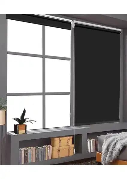 Binbir Perde Düz Siyah Stor Perde: Modern ve Şık Dekorasyon İçin Uygun Alternatif