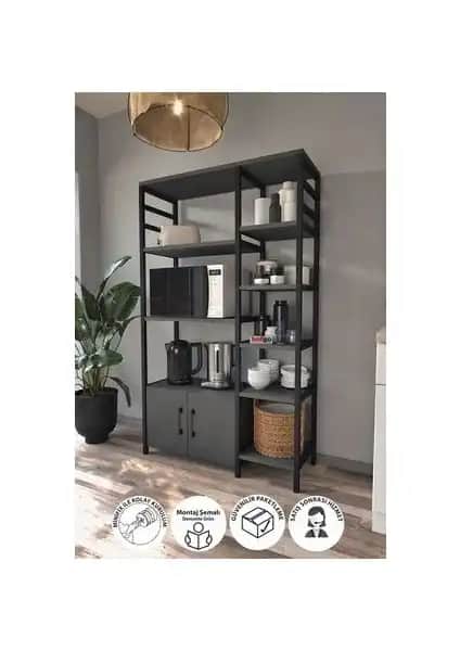 Bofigo Mutfak Standı: Modern Tasarım ve Fonksiyonellik Sunan Geniş Depolama Çözümü