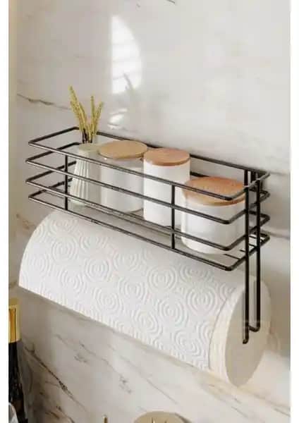 Boz Concept Home Yapışkanlı Paslanmaz Mutfak Rafı Modern ve Pratik Tasarım Çözümü