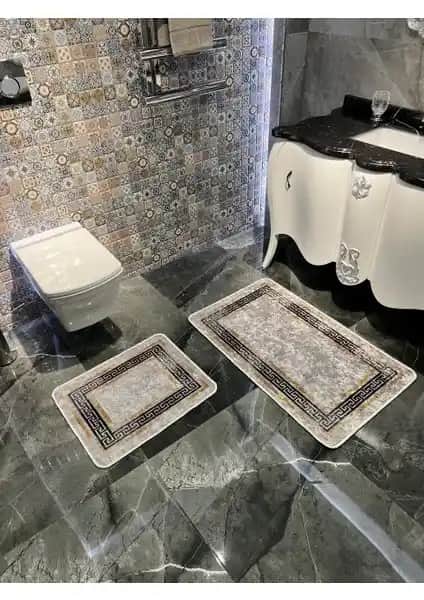 Brillant Clorisa Model 2'li Kaymaz Taban Banyo Paspas Takımı Detayları ve Kullanım Özellikleri