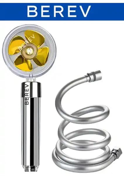 Brkyapı Berev Duş Başlığı Turbo Pervaneli Modern ve Dayanıklı Tasarım