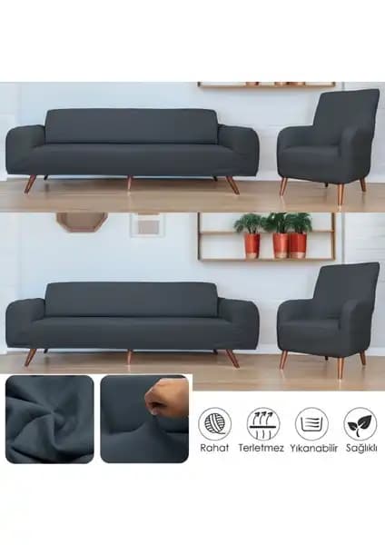 Btf Home Streç Lastikli 3'lü ve Tekli Koltuk Örtüsü Takımı Ürün Tanıtımı ve Özellikleri