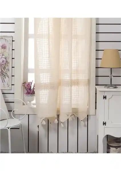 Buldan Concept Ara Dantelli Perde: Doğal ve Şık Tasarımıyla Mekânlara Zarif Dokunuş