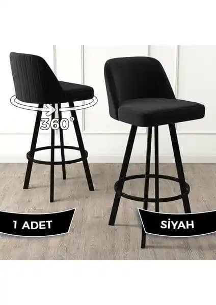 Canisa Atex Serisi Döner Bar Sandalyesi Modern Tasarım ve Dayanıklılık Özellikleri