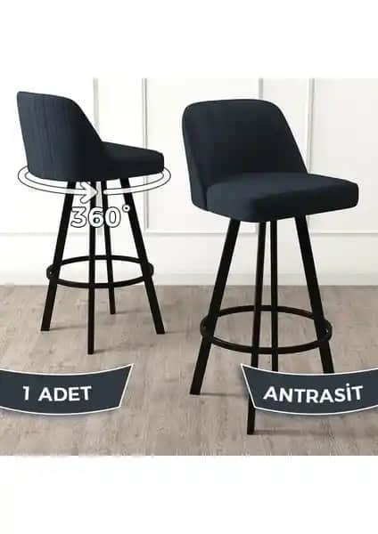Canisa Concept Atex Serisi Döner Bar Sandalyesi Modern ve Dayanıklı Tasarım Özellikleri