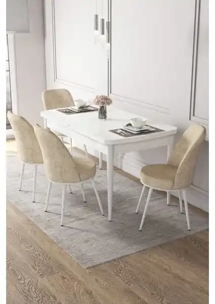 Canisa Concept Kor Serisi Açılabilir Mutfak Masa Takımı Modern ve Dayanıklı Tasarım