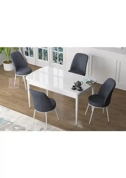 Canisa Concept Zen Serisi MDF Açılabilir Mutfak Masası Takımı Modern ve Fonksiyonel Tasarım