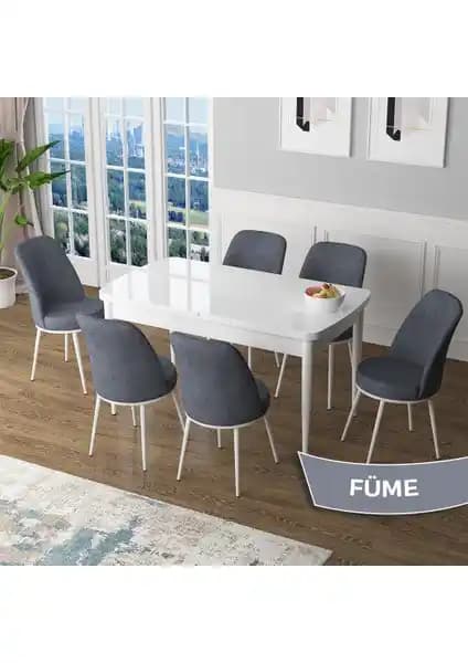 Canisa Zen Serisi Açılabilir MDF Mutfak Masası Takımı - Modern ve Dayanıklı Tasarım