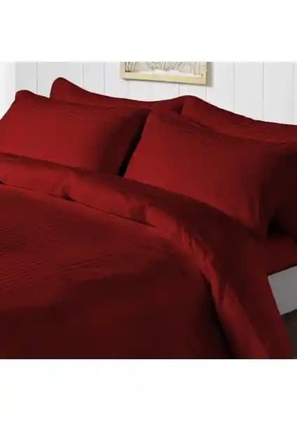 Caqqa Premium Bordo Saten Çift Kişilik Nevresim Takımı Özellikleri ve Kullanım İpuçları