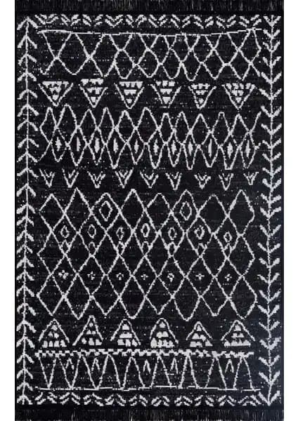 Caretta Home Çift Taraflı Mistik Desenli Dokuma Kilim - Modern ve Dayanıklı Dekoratif Halı