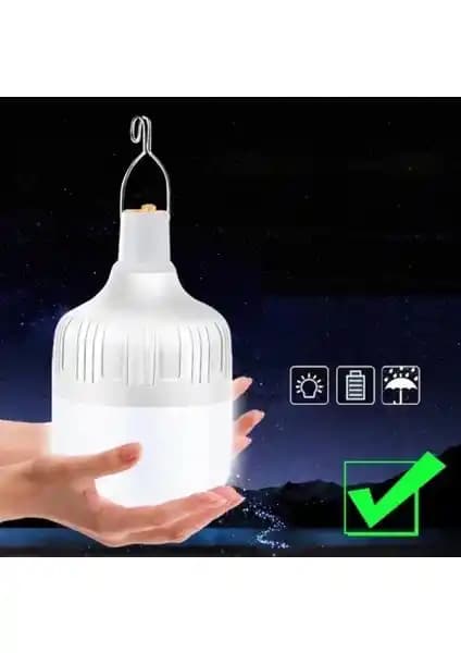 Cata 30 Watt 300 Lumen Taşınabilir Şarjlı LED Ampul - Yüksek Performanslı ve Pratik Işık Kaynağı