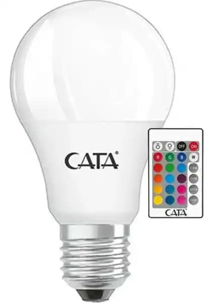 Cata CT-4058 LED Renk Değiştiren Uzaktan Kumandalı Ampul 9W enerji tasarrufu ile modern aydınlatma