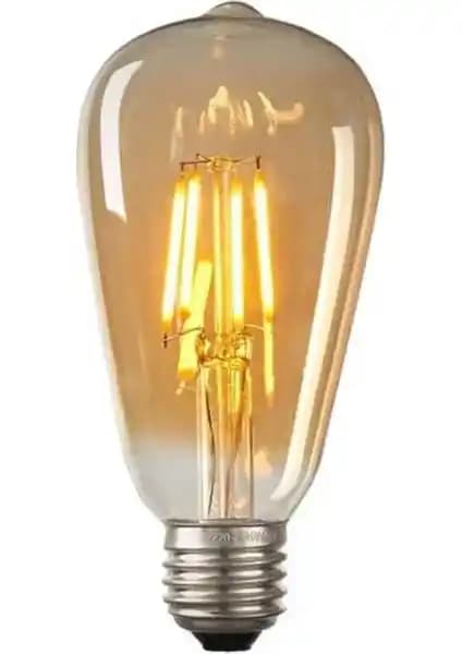 Cata CT-4284 6W Amber Rustik LED Ampul: Enerji Tasarruflu ve Estetik Aydınlatma Çözümü