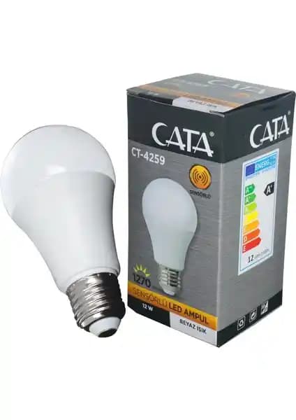 Cata İç Mekan Sensörlü LED Ampul 220V 12W ile Modern ve Enerji Verimli Aydınlatma Çözümü
