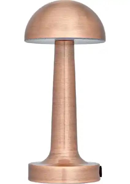 Cata Retro Bakır Dokunmatik Şarjlı Masa Lambası Modern ve Şık Tasarımıyla Öne Çıkıyor