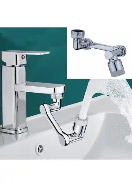 Çerçici 1080 Derece Dönebilen Robotik Kol Musluk Başlığı ile Su Kullanımını Kolaylaştırın