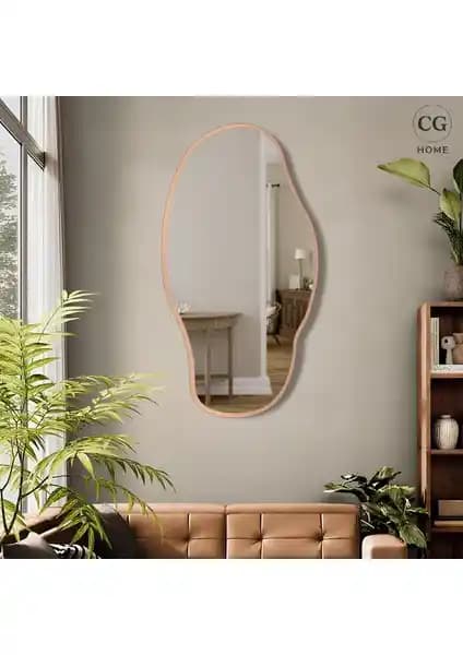 CG Home Asimetrik Ayna Modern Şıklık ve Dayanıklılık Sunan Ev Dekorasyon Ürünü