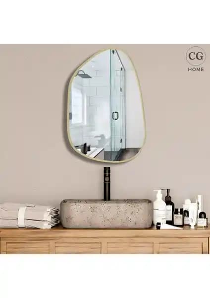 Cg Home Asimetrik Ayna Modern ve Şık Tasarımıyla Ev Dekorasyonunu Tamamlar